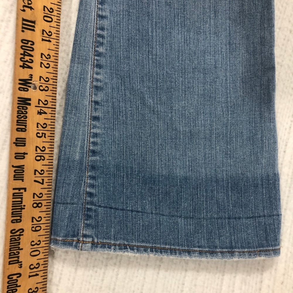 Big Star Klary Flare Jeans Womens 31S Light Wash Low Rise Wide Leg Made in USA - Picture 4 of 10